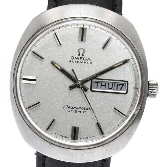 OMEGA Seamaster Cosmic 166.035 Silver Dial Automatic Men's Watch_875812